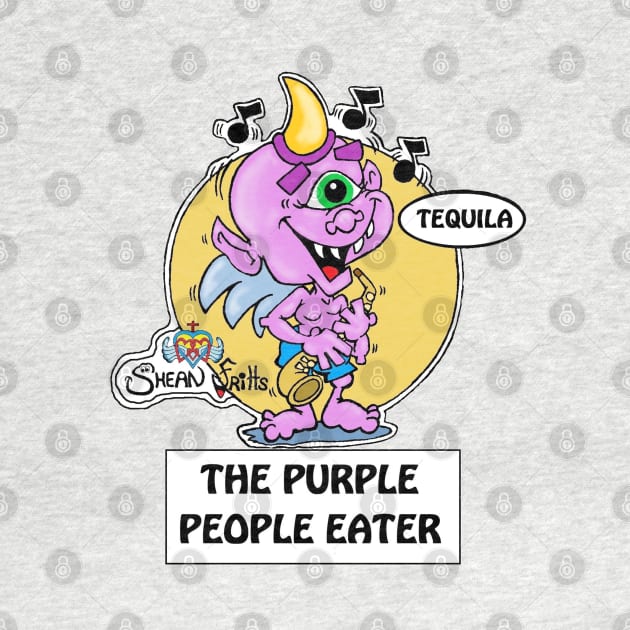 Fritts Cartoons Purple People Eater by Shean Fritts 